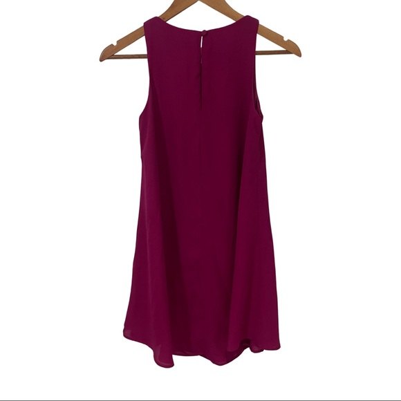Lulu’s Sassy Sweetheart Shift Dress Size XS Magenta - Picture 2 of 3